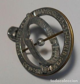 Antigüedades: ANTIGUO RELOJ DE SOL Hamburg 53.43 Heidelberg 49.36 Paris 48.50 Florentz 43.10